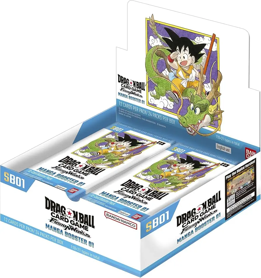 manga booster 02 booster box Dragon Ball Super CG: Fusion World Manga Booster (SB02) main image 0