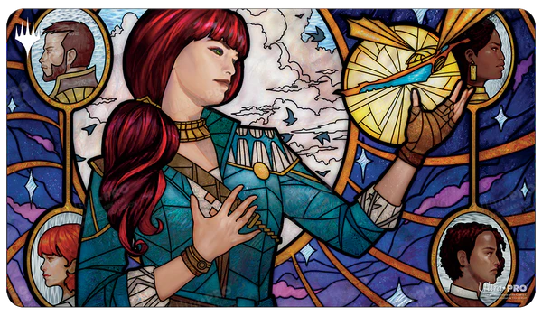 サプライ・アクセサリ・グッズ Dominaria United Stained Glass Playmat Dominaria United Stained Glass Land Medley Playmat for Magic