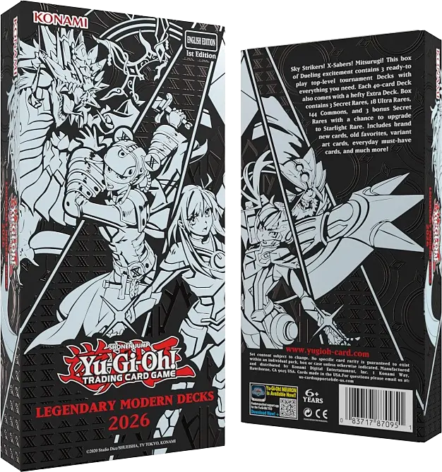 yugioh legendary modern decks 2026 Amazon.com: Yu-Gi-Oh! CCG: Legendary Modern 2026 Decks Box Set : Toys &  Games main image 1