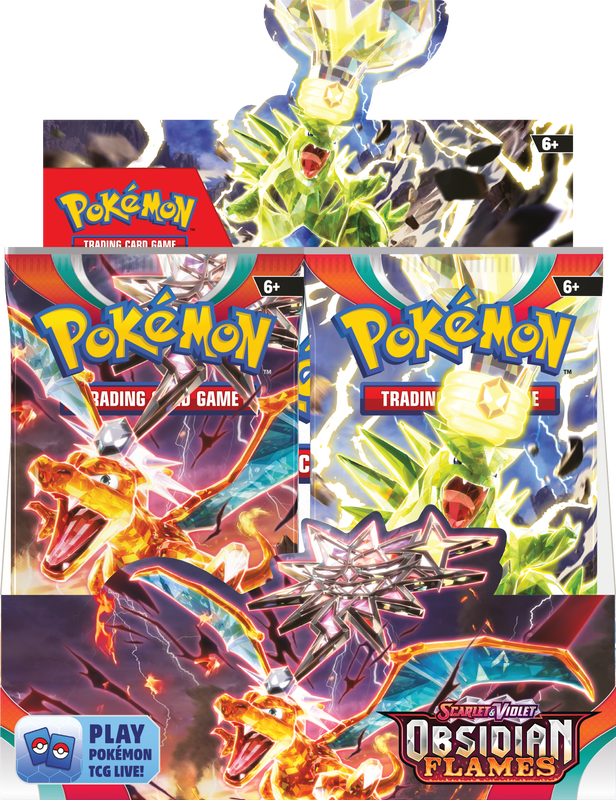 Pokmon Scarlet & Violet Obsidian Flames Booster Box - Magic Stronghold  Games