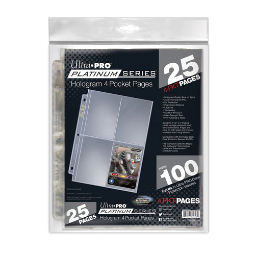 Ultra Pro: Premium Series 4-Pocket Pages (25ct) Ultra Pro: Premium Series 4-Pocket Pages (25ct)