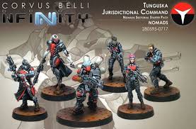 Tunguska Jurisdictional Command – Nomads Infinity The Game Sectorial Starter Pack