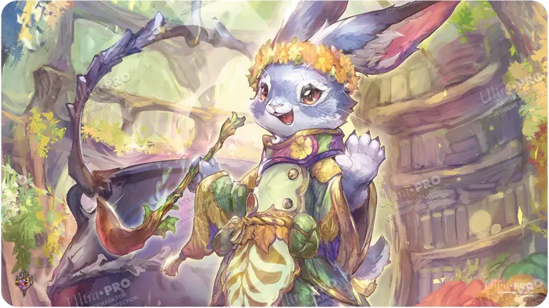 MTG Ultra Pro プレイマット バンブルフラワー夫人 Ultra Pro Bloomburrow Ms. Bumbleflower Standard Gaming Playmat